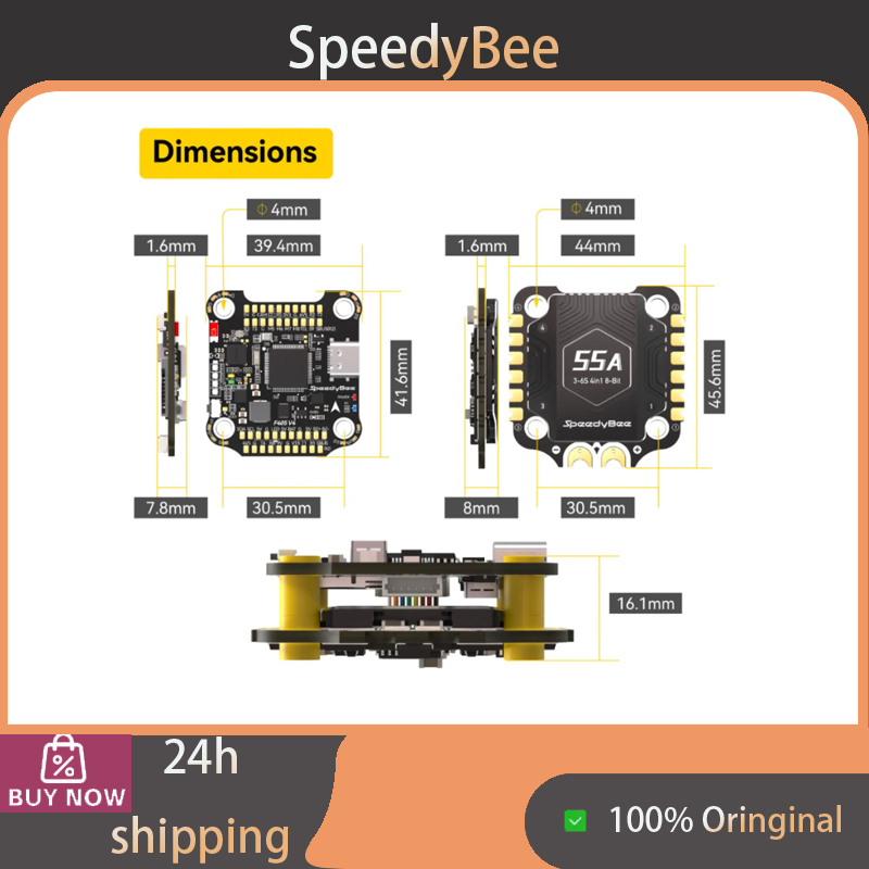 SpeedyBee F405 V4 BLS 55A 30x3 - Speedybee F405 V4 Bls 55A Stack review and price
