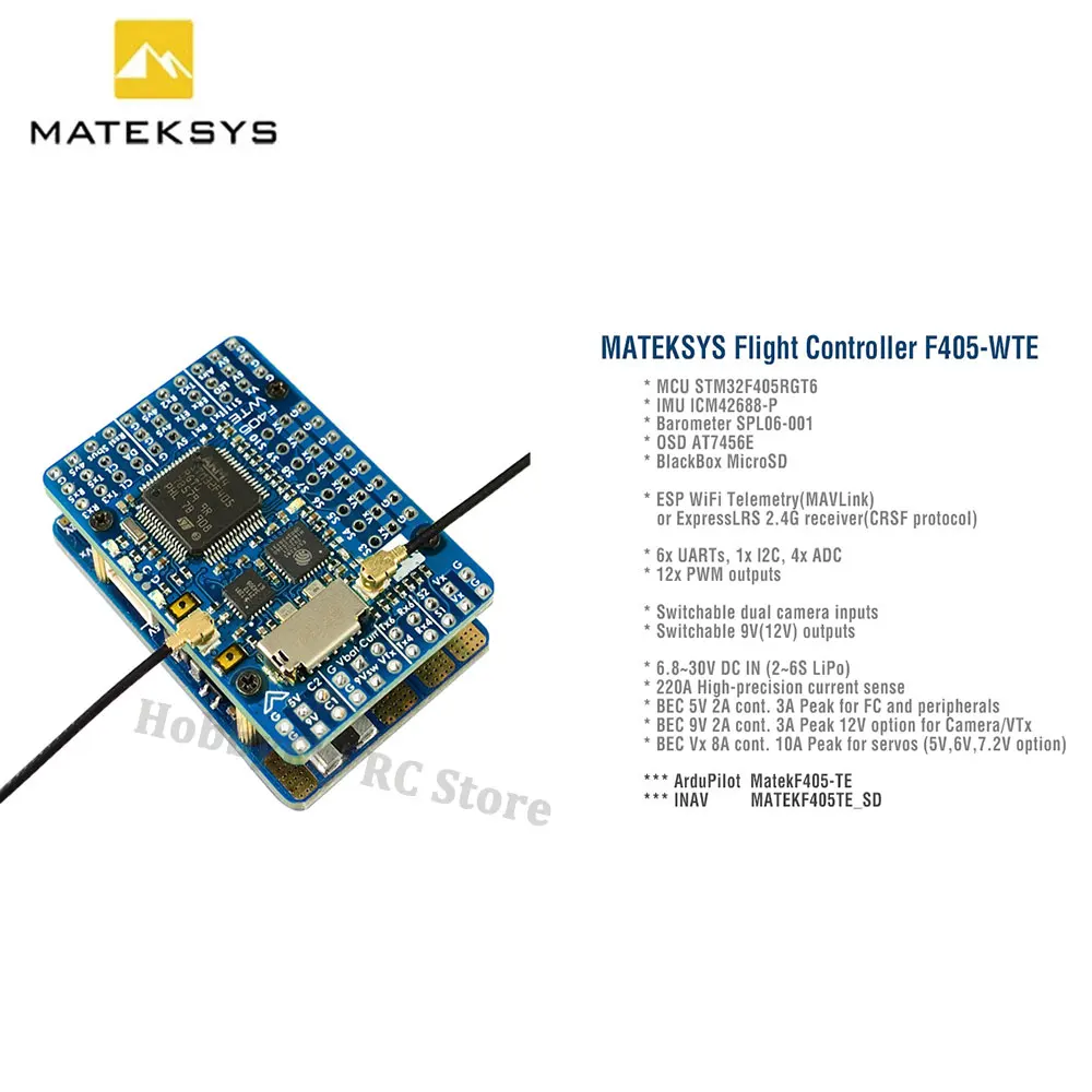 Matek MATEKSYS F405-WTE F405 F - Mateksys Flight Controller F405 Wte review and price