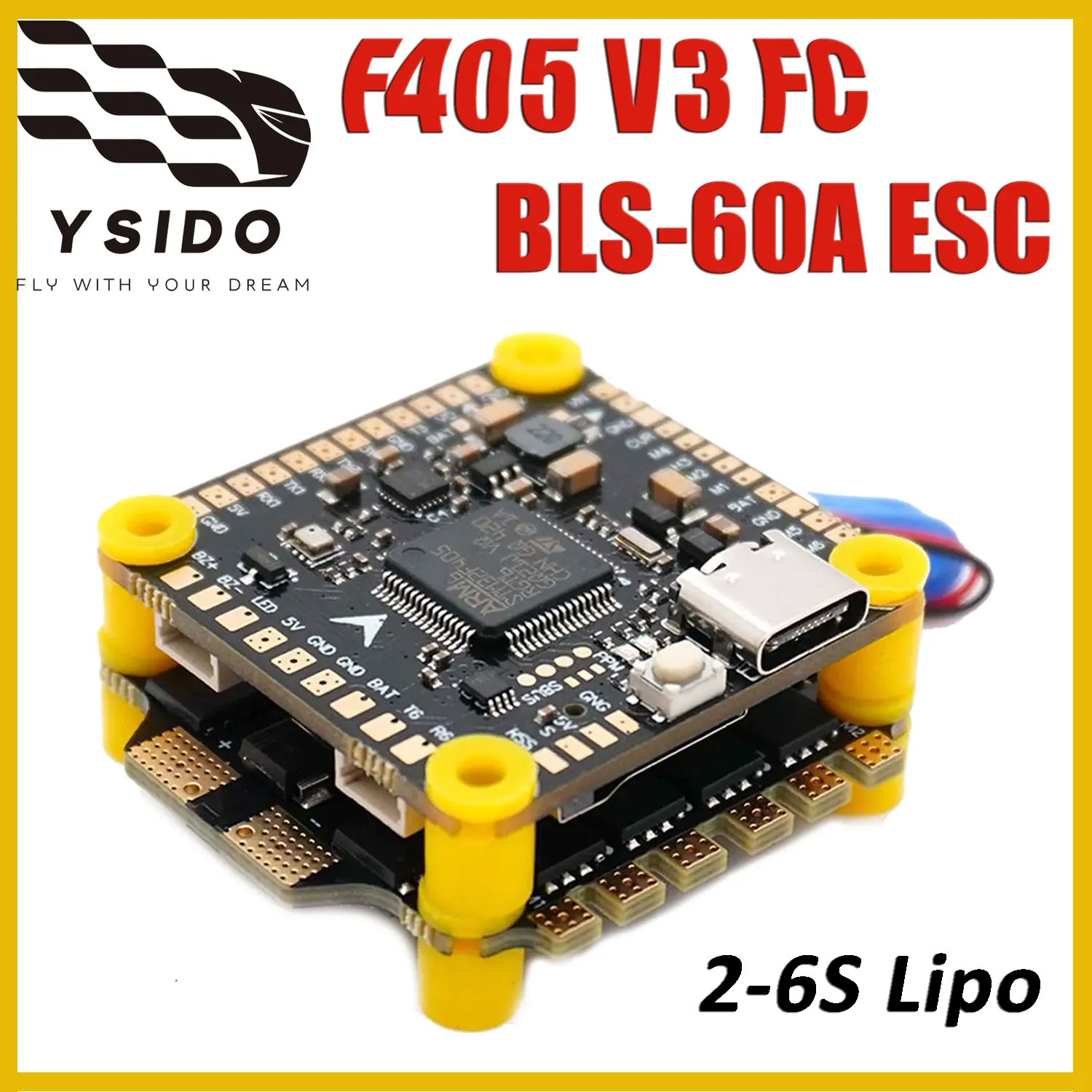 YSIDO F405 V3 Flight Control B - Mateksys Flight Controller F405 Wte review and price